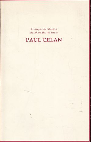 Bild des Verkufers fr Paul Celan. Mit einem Vorw. von Eberhard Lmmert. zum Verkauf von Fundus-Online GbR Borkert Schwarz Zerfa