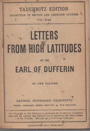 Bild des Verkufers fr Letters from High Lattitudes zum Verkauf von San Francisco Book Company