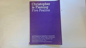 Seller image for Five Psalms for sale by Goldstone Rare Books