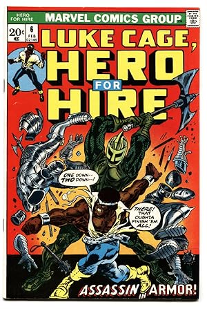 Seller image for HERO FOR HIRE #6-1973-LUKE CAGE-BRONZE AGE-MARVEL vf for sale by DTA Collectibles