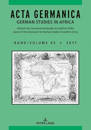 Seller image for Acta Germanica : German Studies in Africa for sale by AHA-BUCH GmbH