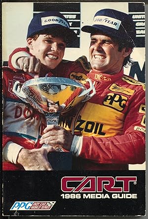 CART Indy Car Racing Media Guide 1986-driver track info-Unsers' -stats-VG/FN