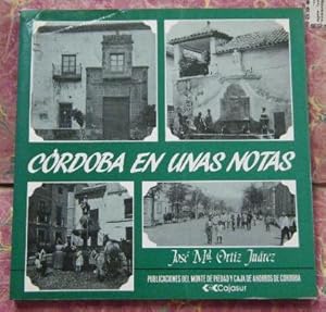 Imagen del vendedor de CORDOBA EN UNAS NOTAS. a la venta por Librera Raimundo