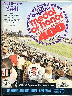 Daytona Firecracker 400 Racing Program July 1971- Bobby Allison Autograph