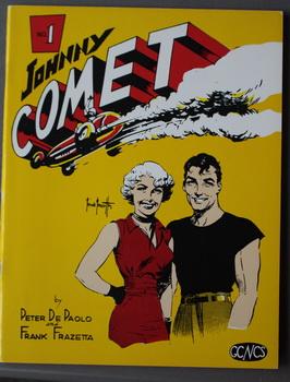 Seller image for JOHNNY COMET #1 by Frank Frazetta (Edwin Aprill Jr ) Limited Edition Fanzine collection of the 1952 newspaper Daily & Sunday Comic strips of Johnny Comet and Ace McCoy: for sale by Comic World