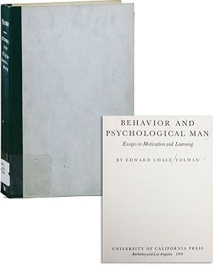 Imagen del vendedor de Behavior and Psychological Man: Essays in Motivation and Learning a la venta por Lorne Bair Rare Books, ABAA