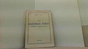 Bild des Verkufers fr Les Malfaiteurs Publics. (Documents D Histoire 1924-1940). zum Verkauf von Antiquariat Uwe Berg