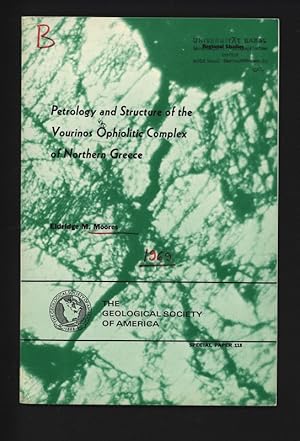 Immagine del venditore per Petrology and Strucuture of the Vourinos Ophiolitic Complex of Northern Greece. The Geological Society of America, Special Paper 118. venduto da Antiquariat Bookfarm