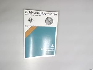 Seller image for Gold- und Silbermnzen. Preisliste Frhling/Sommer 1985. for sale by Antiquariat Bookfarm