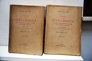 Seller image for Storia della citt di sciacca e dei comuni della contrada saccense fra il belice e il platani, 2 volumi completi for sale by STUDIO PRESTIFILIPPO NUNZINA MARIA PIA