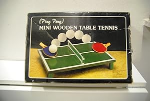 parque Natural garaje asesino Ping pong - vintage tabletennis game - mini wooden | STUDIO PRESTIFILIPPO  NUNZINA MARIA PIA