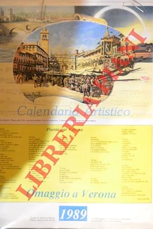 Calendario artistico. Omaggio a Verona. Quadri di Agostino Bonetti. Poesie e testi di Tolo Da Re