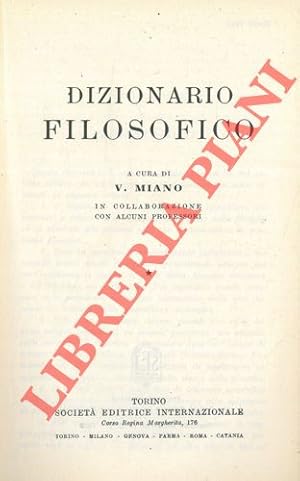 Dizionario filosofico.