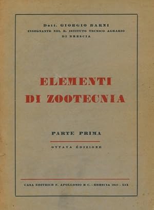 Elementi di zootecnia.