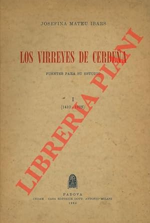 Los virreyes de Cerdena. I (1410 - 1623).