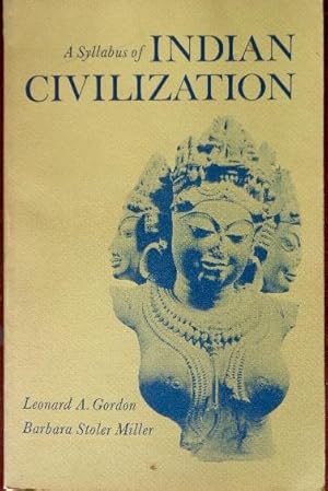 Imagen del vendedor de A Syllabus of Indian Civilization a la venta por Canford Book Corral