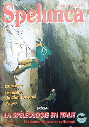 SPELUNCA Echos des profondeurs N° 61 Mars 1996