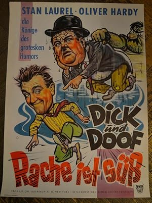 Dick und Doof - Rache ist süß. Filmplakat.