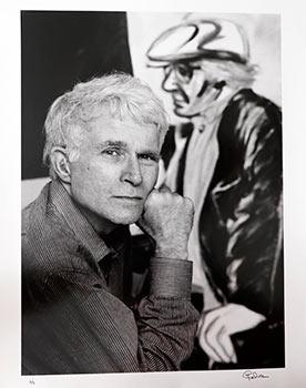 Portrait of the artist R.B. Kitaj (1932-2007) at his London Flat