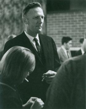 Imagen del vendedor de Black & White Photograph of Thomas F. Parkinson (1920 - 1992), ca. 1964. a la venta por Wittenborn Art Books