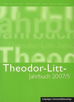 Bild des Verkufers fr Theodor-Litt-Jahrbuch 2007/5., zum Verkauf von Antiquariat Kastanienhof
