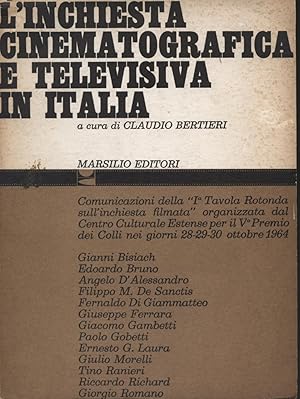 Imagen del vendedor de L'inchiesta cinematografica e televisiva in Italia a la venta por Di Mano in Mano Soc. Coop