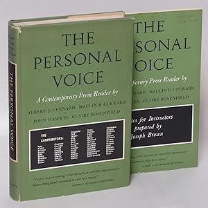 The Personal Voice: A Contemporary Prose Reader / Notes for Instructors (2 volumes)