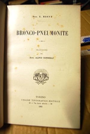 Seller image for Bronco - pneumonite, traduzione Rondelli for sale by STUDIO PRESTIFILIPPO NUNZINA MARIA PIA