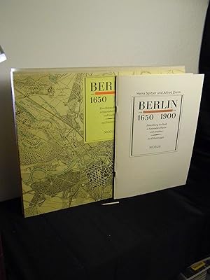 Imagen del vendedor de Berlin von 1650 bis 1900 - Entwicklung der Stadt in historischen Plnen und Ansichten - mit Erluterungen - a la venta por Erlbachbuch Antiquariat