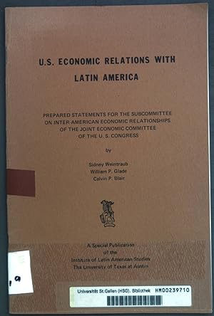 Bild des Verkufers fr U.S. Economic Relations with Latin America; zum Verkauf von books4less (Versandantiquariat Petra Gros GmbH & Co. KG)