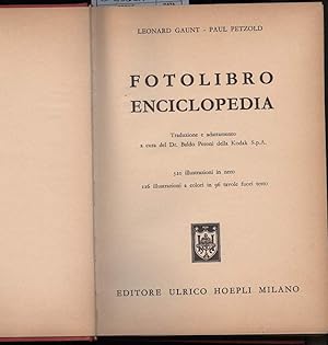 Seller image for FOTOLIBRO ENCICLOPEDIA for sale by Invito alla Lettura