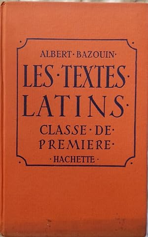 Seller image for LES TEXTES LATINS Classe de Premire, 1932 for sale by Victor76