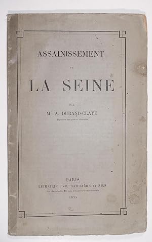 Assainissement de la Seine.