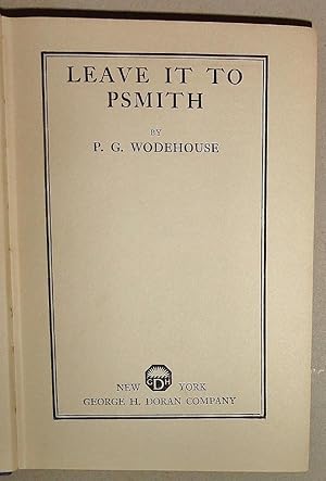 leave it to psmith by pg wodehouse leave it to psmith by pg wodehouse