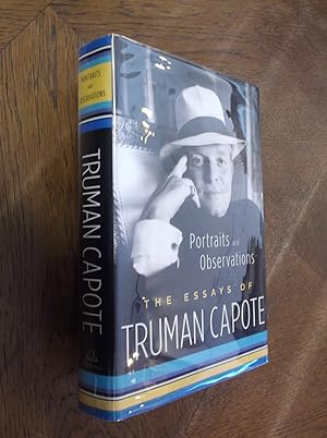 Immagine del venditore per Portraits and Observations: The Essays of Truman Capote venduto da Barker Books & Vintage