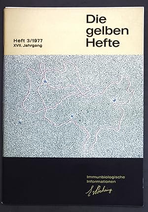 Bild des Verkufers fr Mglichkeiten des "Genetic Engineering"; in: Heft 3/1977 Die gelben Hefte, Immunbiologische Informationen; zum Verkauf von books4less (Versandantiquariat Petra Gros GmbH & Co. KG)