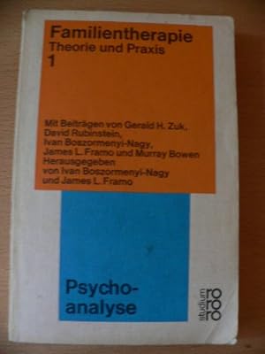 Bild des Verkufers fr Familientherapie; Teil: 1.und 2 rororo-Studium ; 80 : Psychoanalyse zum Verkauf von Antiquariat Harry Nimmergut