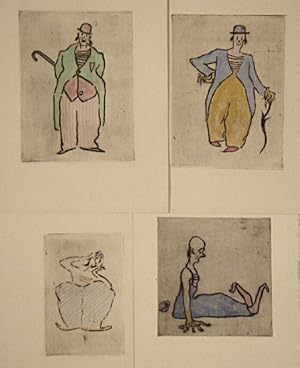 Imagen del vendedor de CLOWNS (4 BLTTER) a la venta por Antiquariat A. Thomi