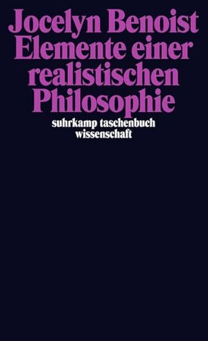 Bild des Verkufers fr Elemente einer realistischen Philosophie zum Verkauf von antiquariat rotschildt, Per Jendryschik