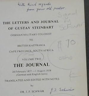 The Letters and Journal of Gustav Steinbart: Volume Two