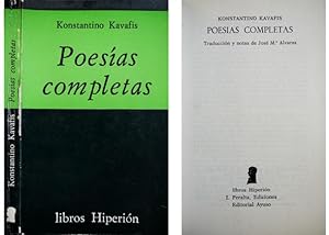 Seller image for Poesas completas. Traduccin y notas de Jos Mara Alvarez. for sale by Hesperia Libros