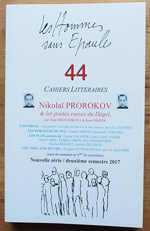 Les hommes sans épaules n°44 - Cahiers littéraires - Nikolaï Prorokov & les poètes russes du dégel