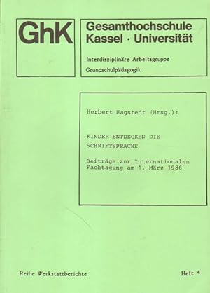 Seller image for Kinder entdecken die Schriftsprache. for sale by Versandantiquariat Boller
