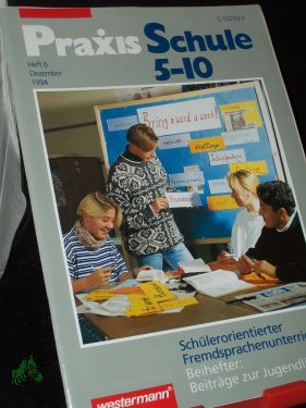Bild des Verkufers fr 6/1994, Schlerorientierter Fremdsprachenunterricht zum Verkauf von Antiquariat Artemis Lorenz & Lorenz GbR