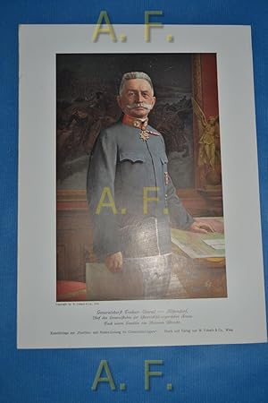 Bild des Verkufers fr Generaloberst Freiherr Conrad von Htzendorf, Chef des Generalstabes der sterreichisch-ungarischen Armee. Nach einem Gemlde von Hermann Albrecht. // Druck aus: Illustrierte Geschichte des Weltkrieges. zum Verkauf von Antiquarische Fundgrube e.U.