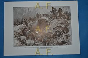 Zu den Kämpfen umd Verdun: Erstürmung einer französischen Feldbefestigung nach vorhergegangener B...