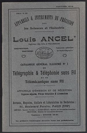 Catalogue Général Illustré No.1. De Télégraphie & Téléphonie sans Fil et de Télémécanique sans Fi...