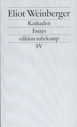 Bild des Verkufers fr Kaskaden Essays zum Verkauf von antiquariat rotschildt, Per Jendryschik