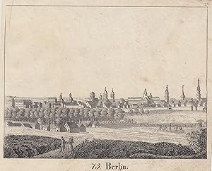 Bild des Verkufers fr Blick von den Rollbergen, "Berlin". zum Verkauf von Antiquariat Clemens Paulusch GmbH