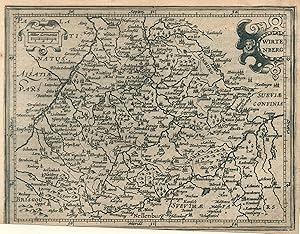 Bild des Verkufers fr Kupferstich- Karte, n. Mercator b. Hondius, "Wirtenberg". zum Verkauf von Antiquariat Clemens Paulusch GmbH